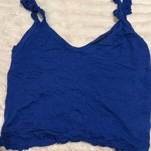 Zara Deep Blue Camisole Top